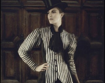 Black Georgette Ascot by Kambriel - brand new & ready to ship!