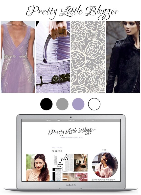 Items similar to Responsive Blogger Template Premade Blogger Template