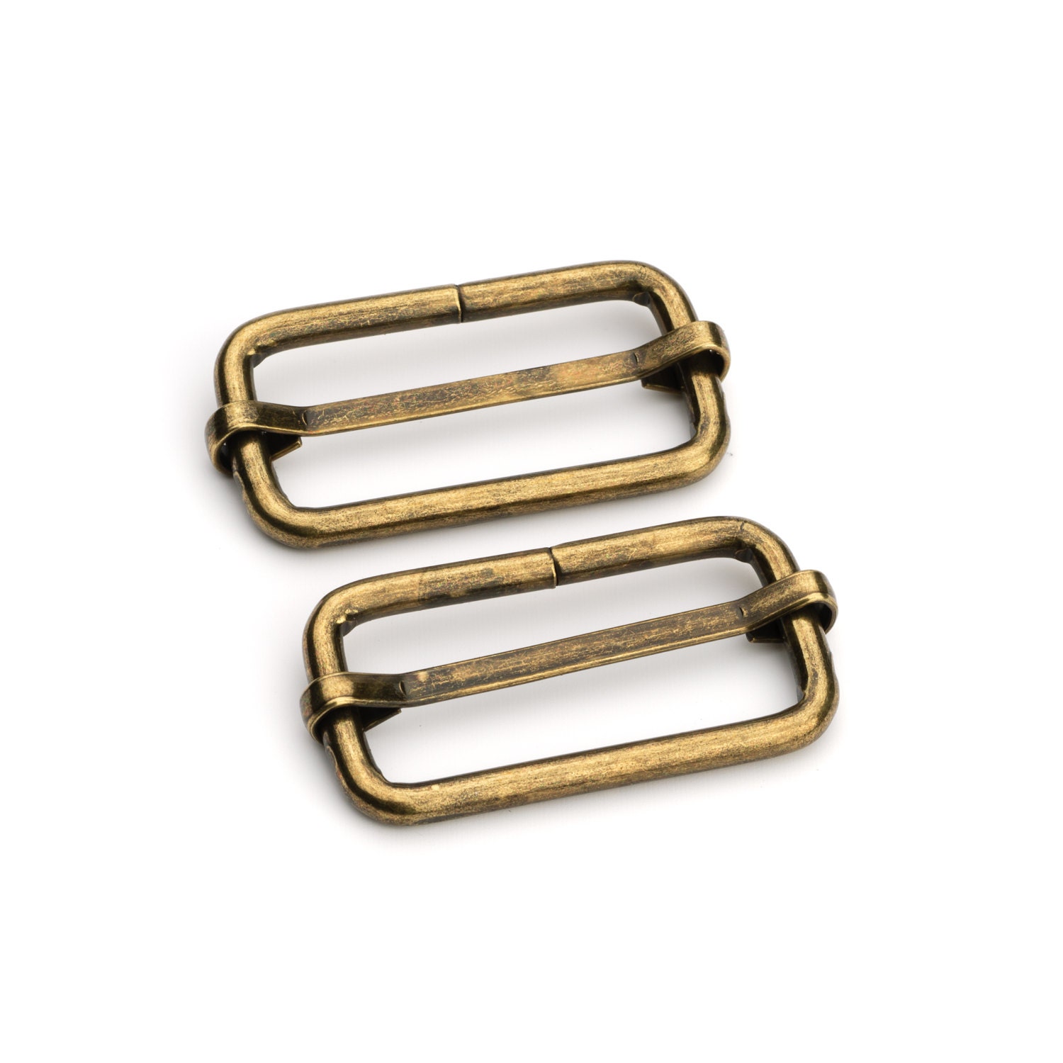 30pcs 1 1/4 Adjustable Slide Buckle Antique Brass