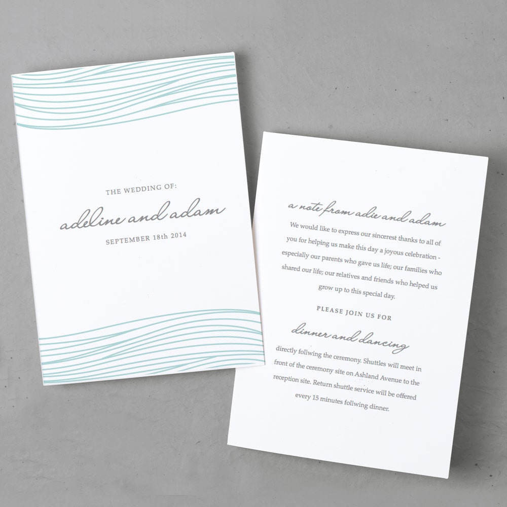 Apple Pages 5x7 Card Templates printable wedding program template instant Apple Pages 5x7 Card Templates printable wedding program template instant