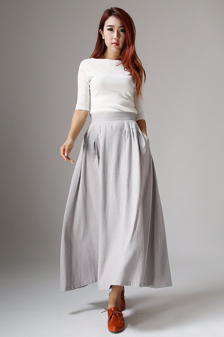 Women Linen Skirt 96