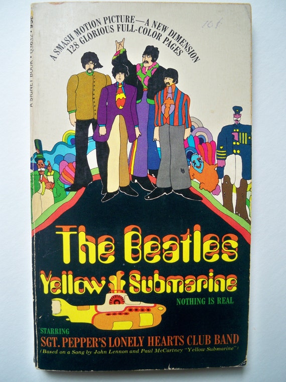 Beatles Yellow Submarine Book 1968-1st Printing by studiowillow