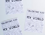 Valentine PRINTABLE Classroom Color Tag 'Valentine You Color My World' by Love The Day Il_170x135