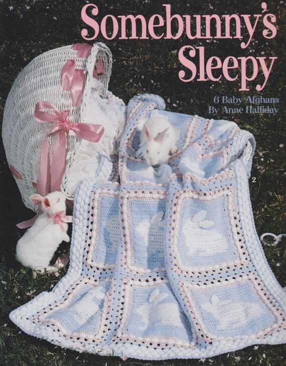 Items similar to Easter Bunny Baby Afghan Crochet Patterns Somebunny