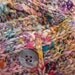 Bulky Knit Infinity Scarf Cowl - Multicolored Chunky Handspun Yarn