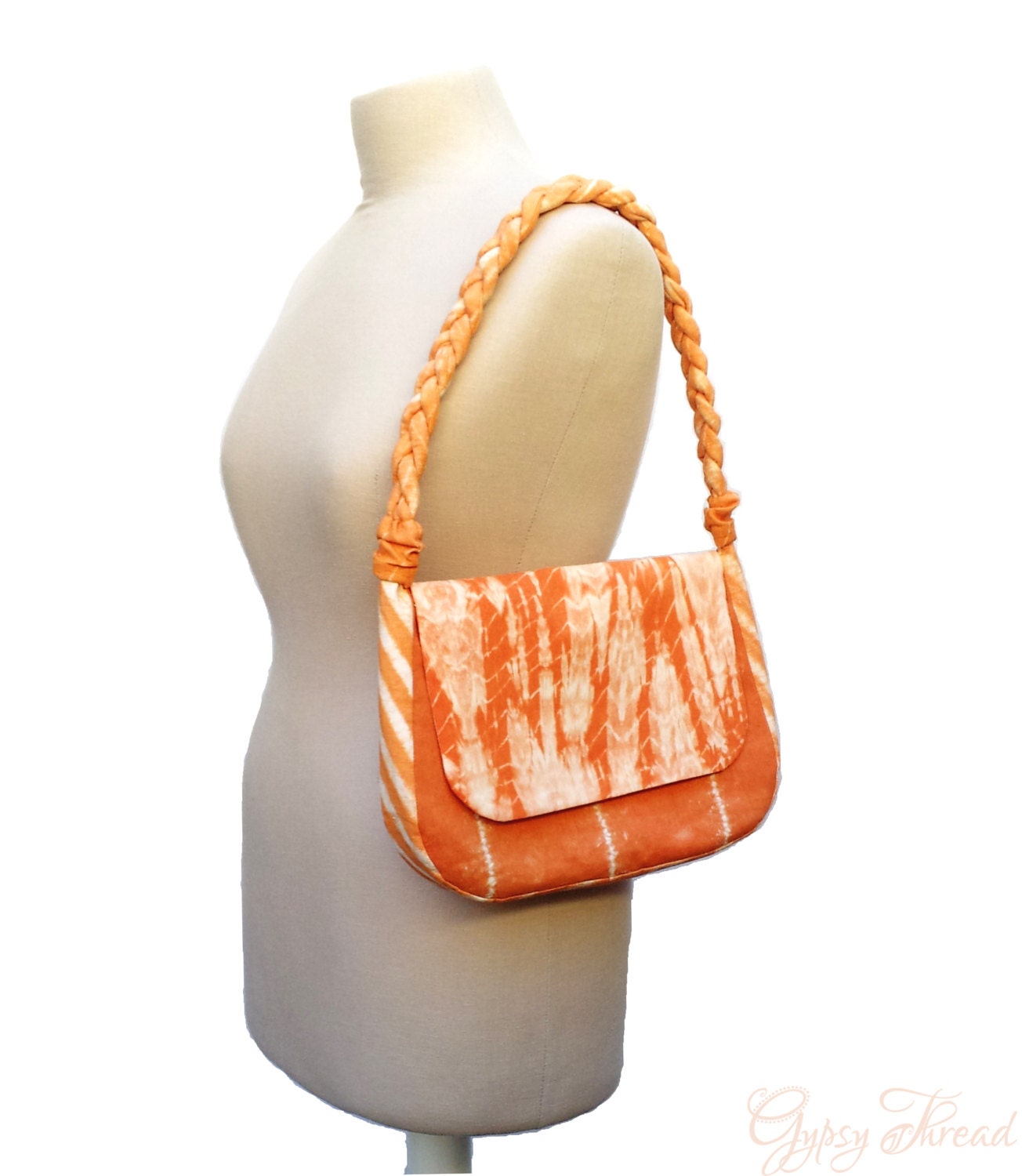 clear orange purse