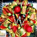 Ultra Christmas Mesh Wreath (with letter of choice)