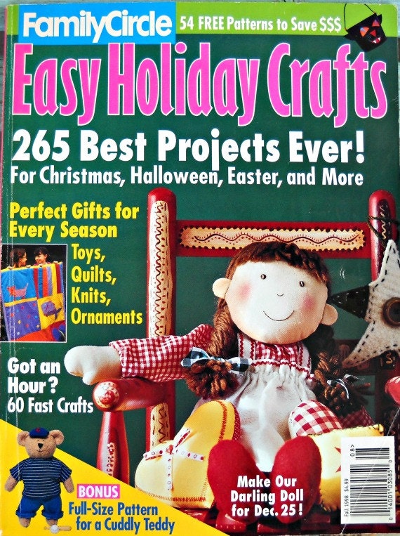 easy holiday crafts magazine by family circle by easy holiday crafts magazine by family circle by