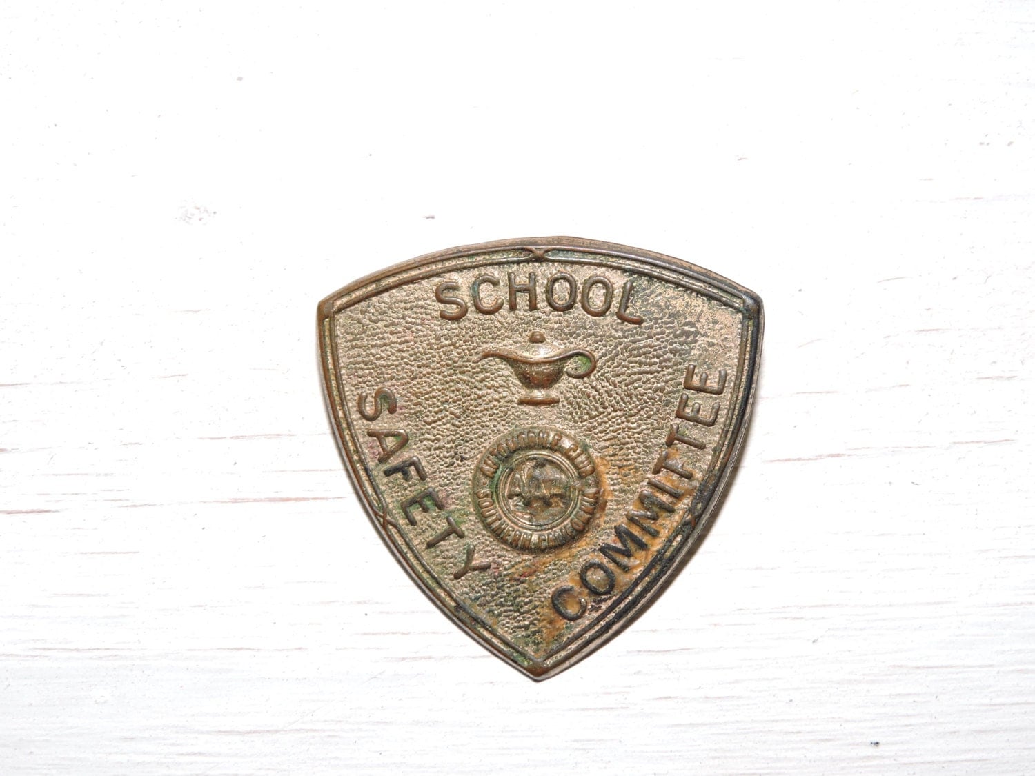 Vintage AAA School Safety Committee Badge Pin