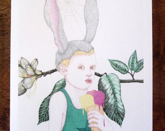 Léon Sunny child, limited and signed print