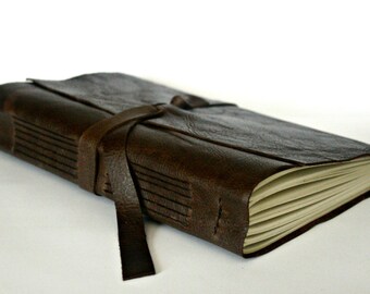 Popular items for rustic leather book on Etsy