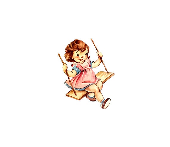 clipart girl on swing - photo #13