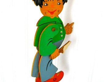 Vintage Doll Jumping Jack - Butcher 1950s
