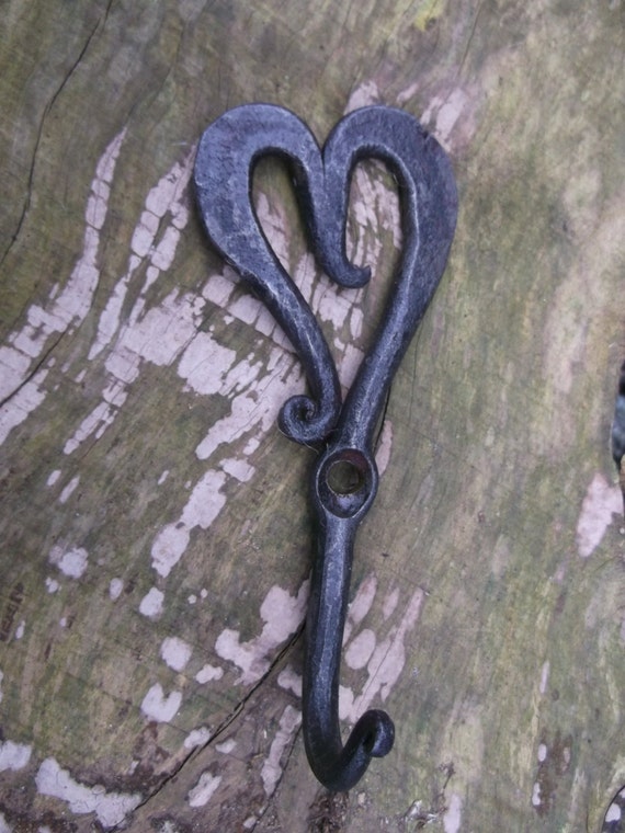 Small heart hooks blacksmith