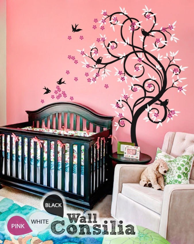 Baby Nursery Wall Decals Blossom Tree Decal Tree Wall