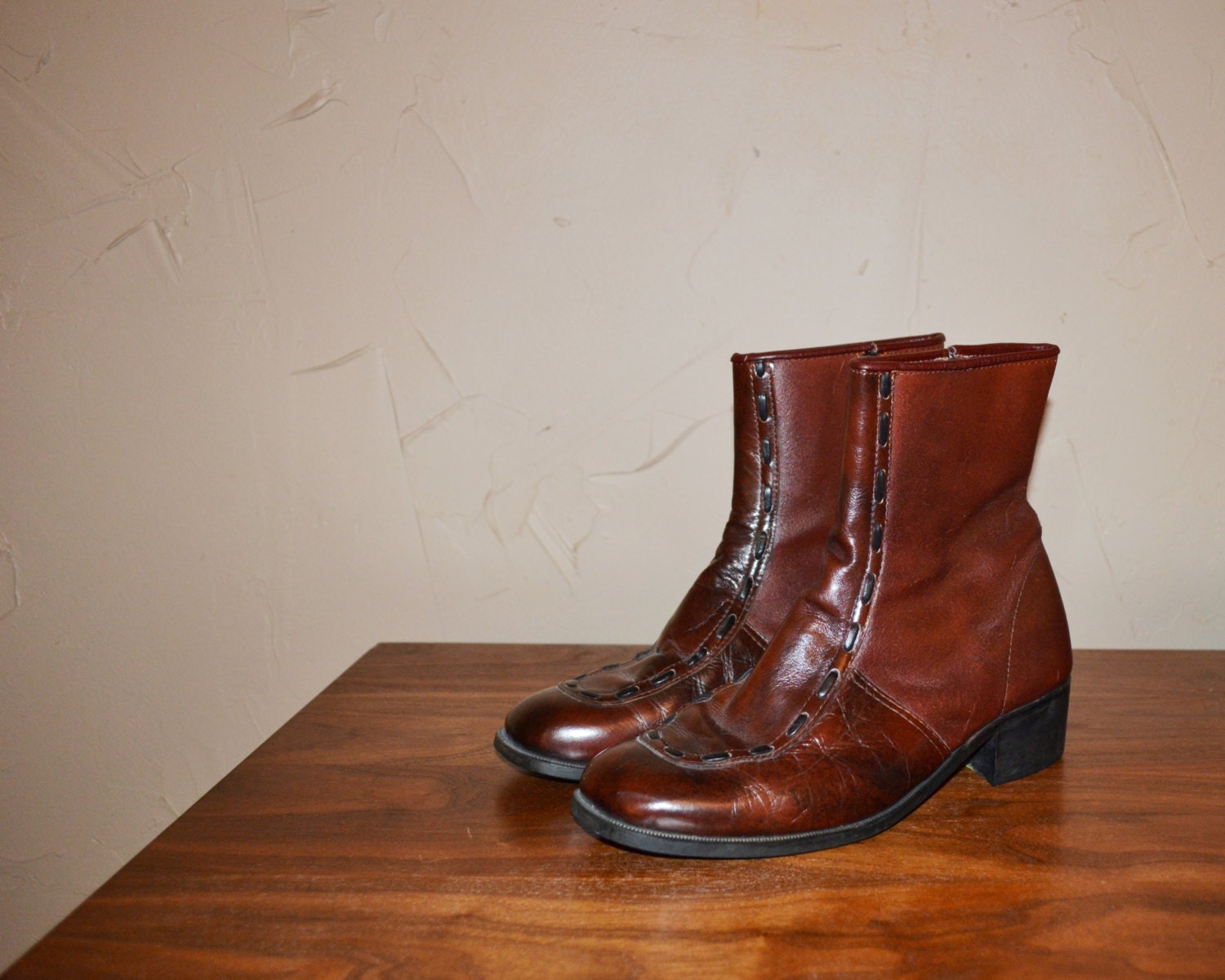 vintage brown leather shoes