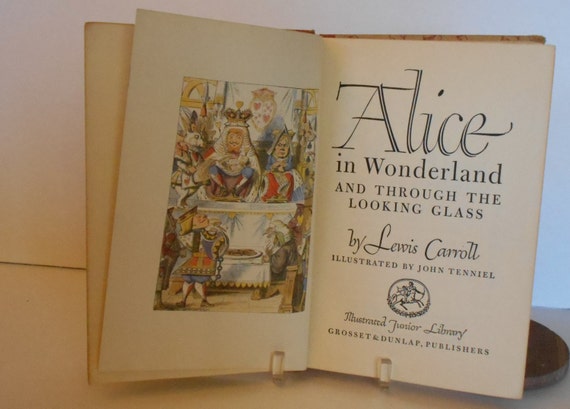 alice in wonderland and through the looking glass book 1946 alice in wonderland and through the looking glass book 1946