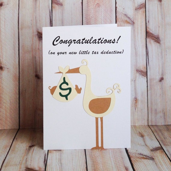 Funny New Baby Card, Congratulations Baby Shower Handmade, Card Il_570xn