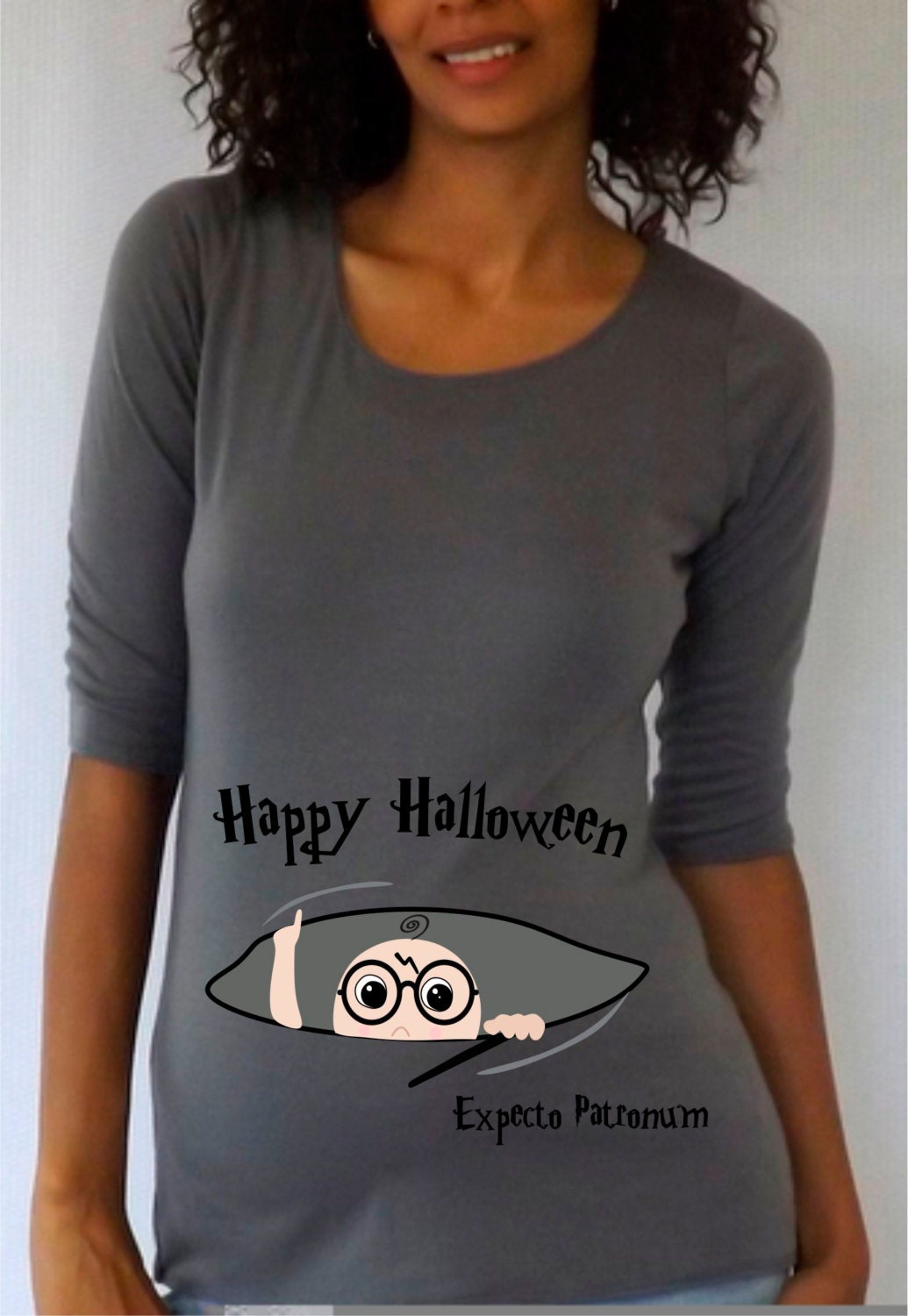 Halloween Maternity Shirt/Top Happy Halloween