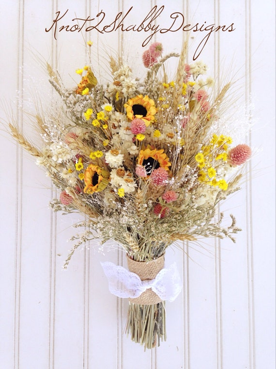 Items similar to Wedding bouquet bridal bouquet sunflower bouquet