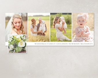 50% SALE Facebook timeline cover template photo collage photos digital PSD FC025