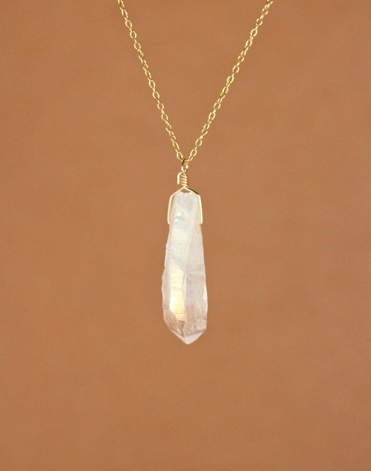 angel aura quartz jewelry