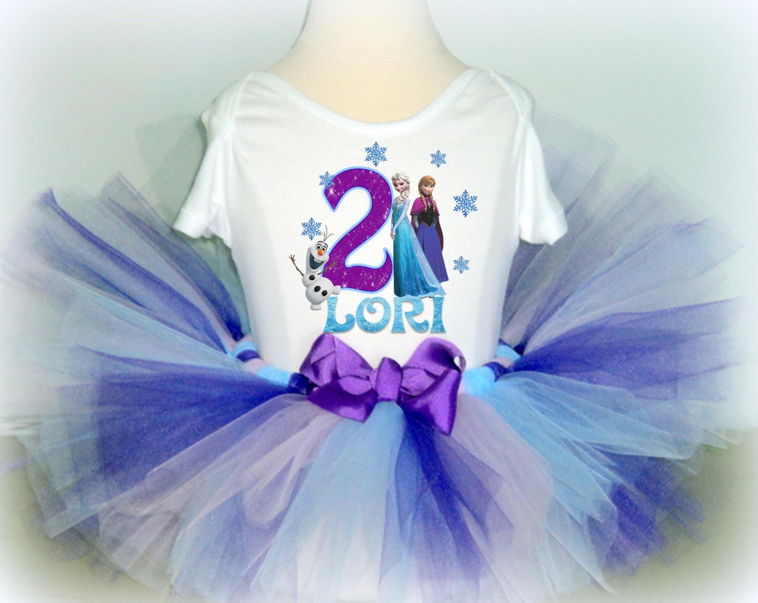 frozen birthday tutu