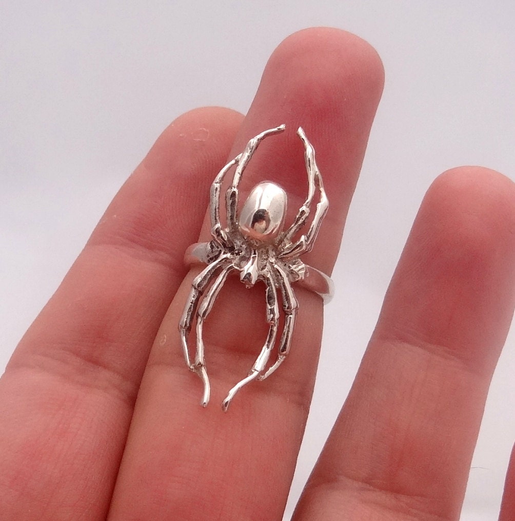 Spider ring made of solid sterling silver all sizes are