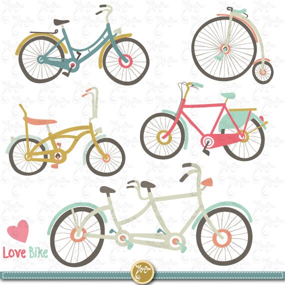 Hand Drawn Vintage Bike Clipart CLIP ART PackVintage Hand Drawn Vintage Bike Clipart CLIP ART PackVintage