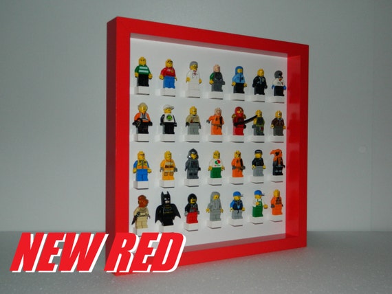 lego minifigure display case etsy