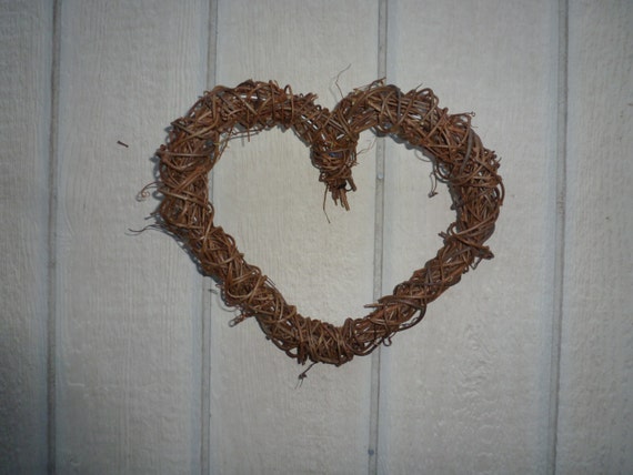 items similar to five heart shaped grapevine wreaths items similar to five heart shaped grapevine wreaths