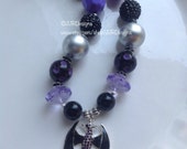 Dragon Inspired Girl Necklace- DragonNecklace- Dragon Chunky Necklace- Halloween Necklace- Bat Necklace Il_170x135