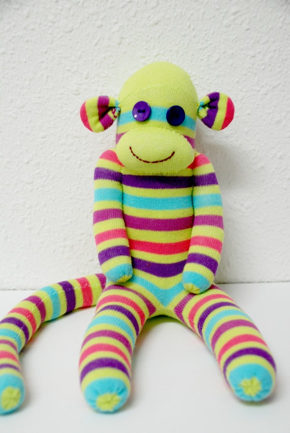 green sock monkey