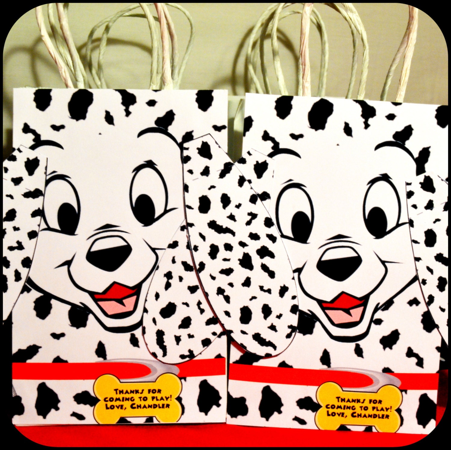 101 Dalmatian Birthday Party Gift Bags by KraftsbyKaleigh ...