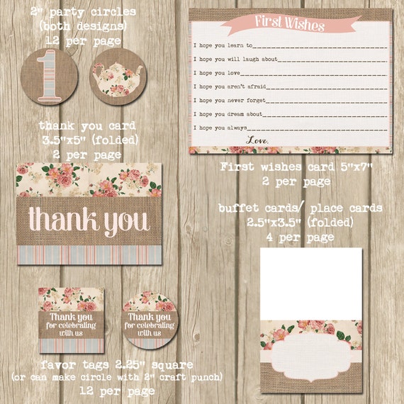 first birthday party printables 1st birthday kit printables