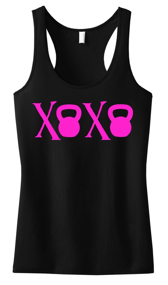 XOXO Workout Tank Top Kettlebells, Workout Clothes, Motivational ...