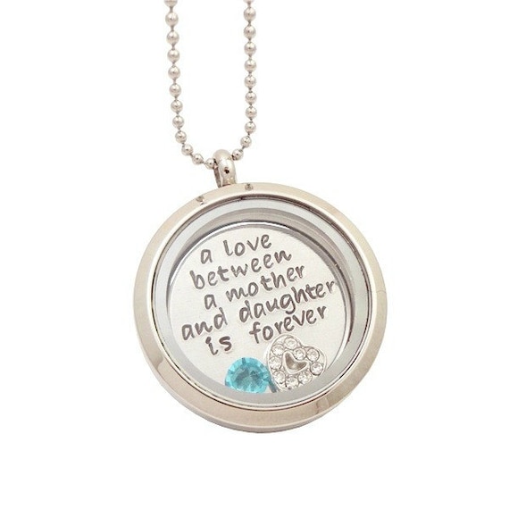 Items similar to Floating Charm Locket, Memory Locket a love between