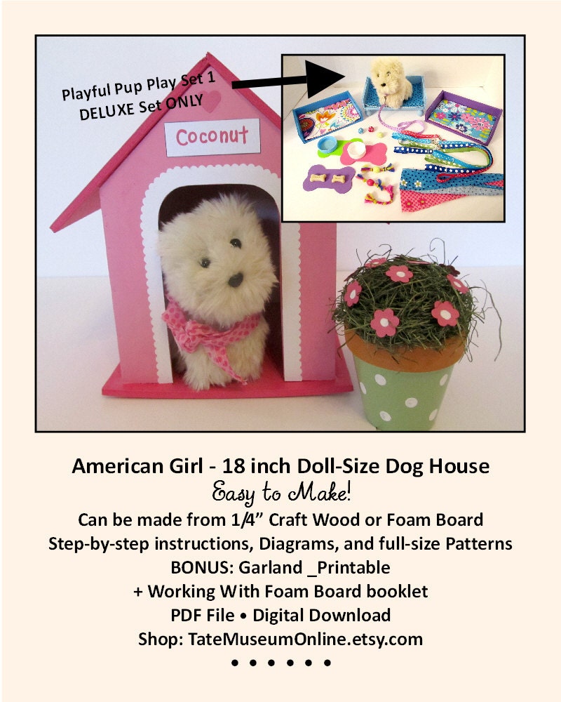 american girl doll dog bed