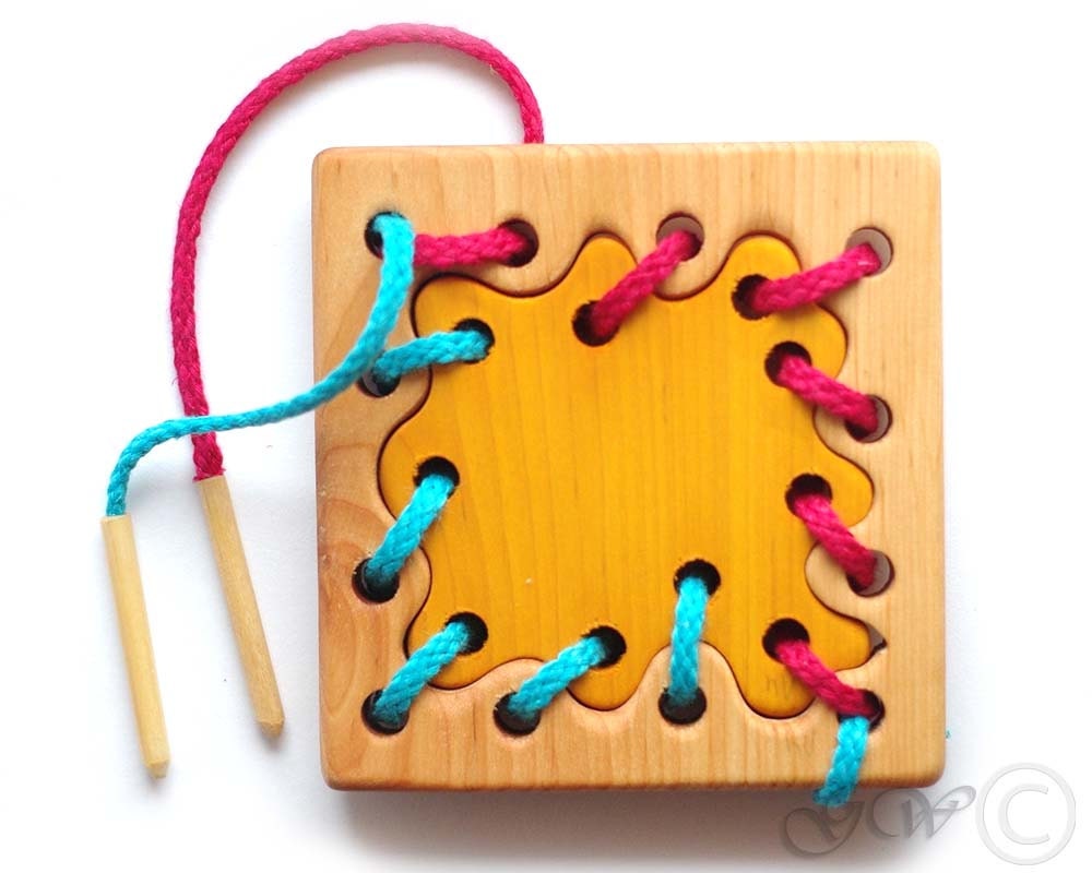 wooden lacing blocks