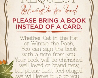 Book instead of card insert