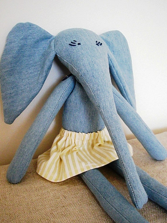 blue elephant soft toy