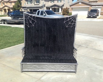 Steel Spiderweb Bench Seat