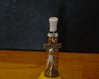 Vape (Vapor) Pen Charms - set of 2 (Baseball & Cap) for vape pen, tank, cartomizer or e cigs