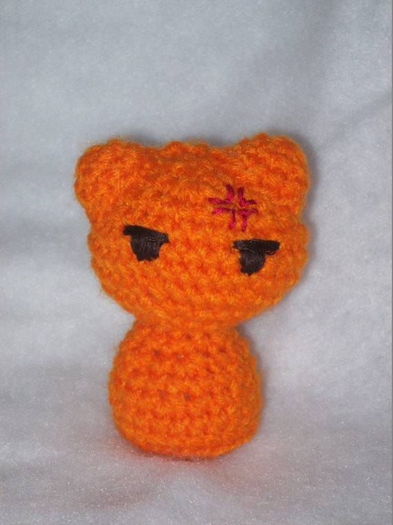 Chibi Kyo Sohma Cat Amigurumi by CraftySeri on Etsy