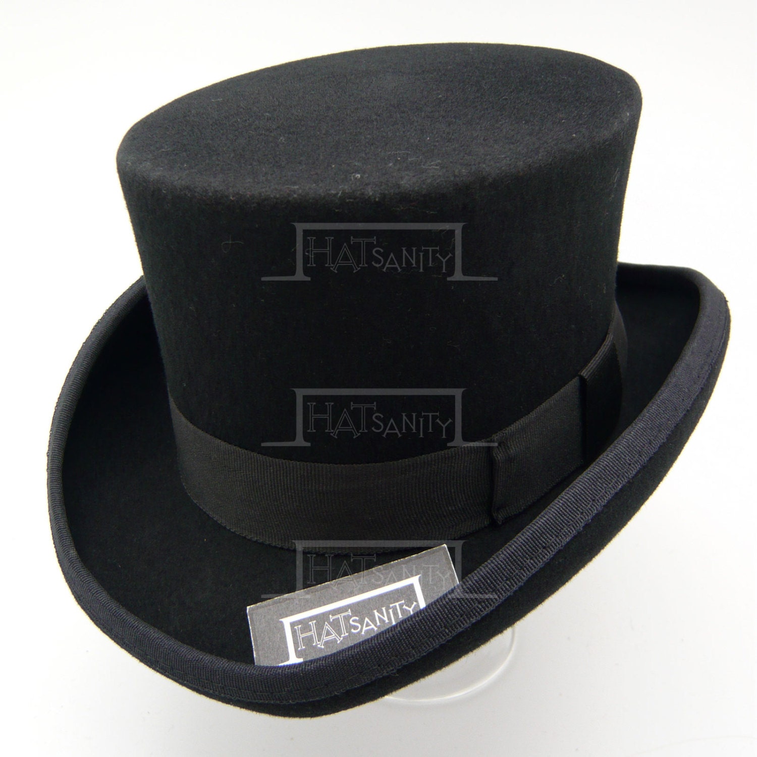 VINTAGE Wool Felt Formal Tuxedo Topper Top Hat for Children
