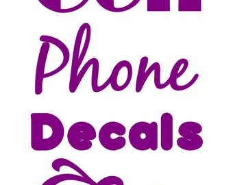 Cell phone iPad and tablet decals custom made by DesignYourDecals