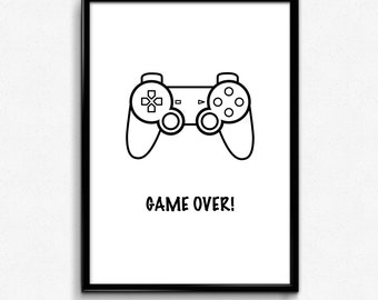 Popular items for video game posters on Etsy