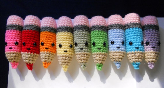 Crochet Colored Pencils/ Crayons Amigurumi