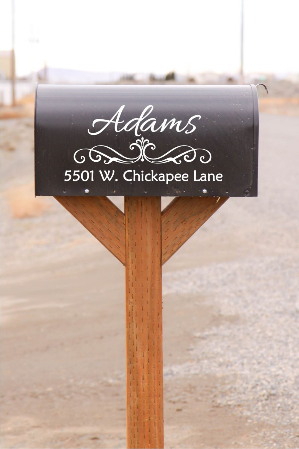 Custom Vinyl Mailbox Decal Custom Home Mailbox Decal