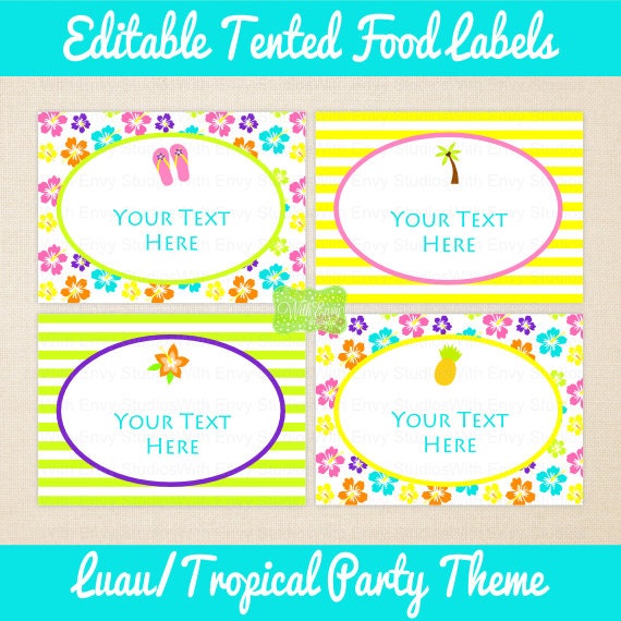luau-food-labels-printable-food-labels-buffet-cards-tropical-luau